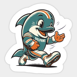 Cute Miami Dolphins Sticker